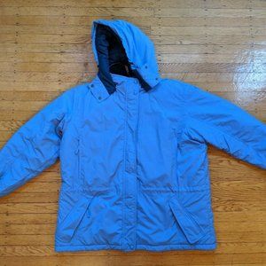 LL BEAN light blue Petite Extra Large ski jacket